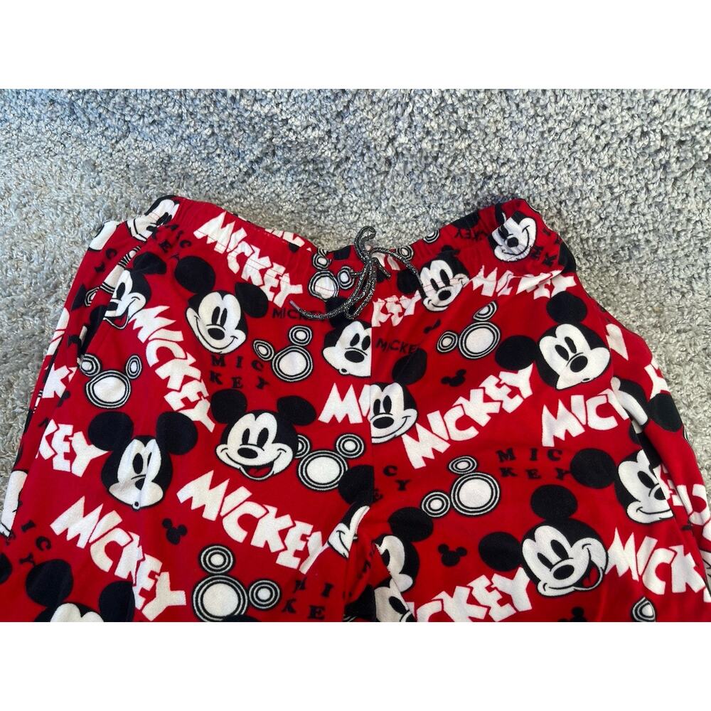 Disney Mickey Mouse Sleepwear Pajama Pants Size Large Cozy Lounge Womens - Picture 3 of 9